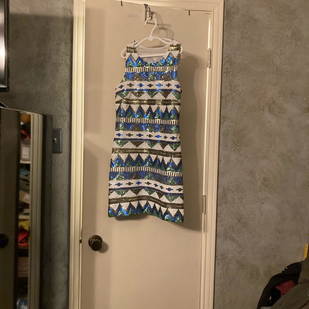 Market sample party dress for junior sizes